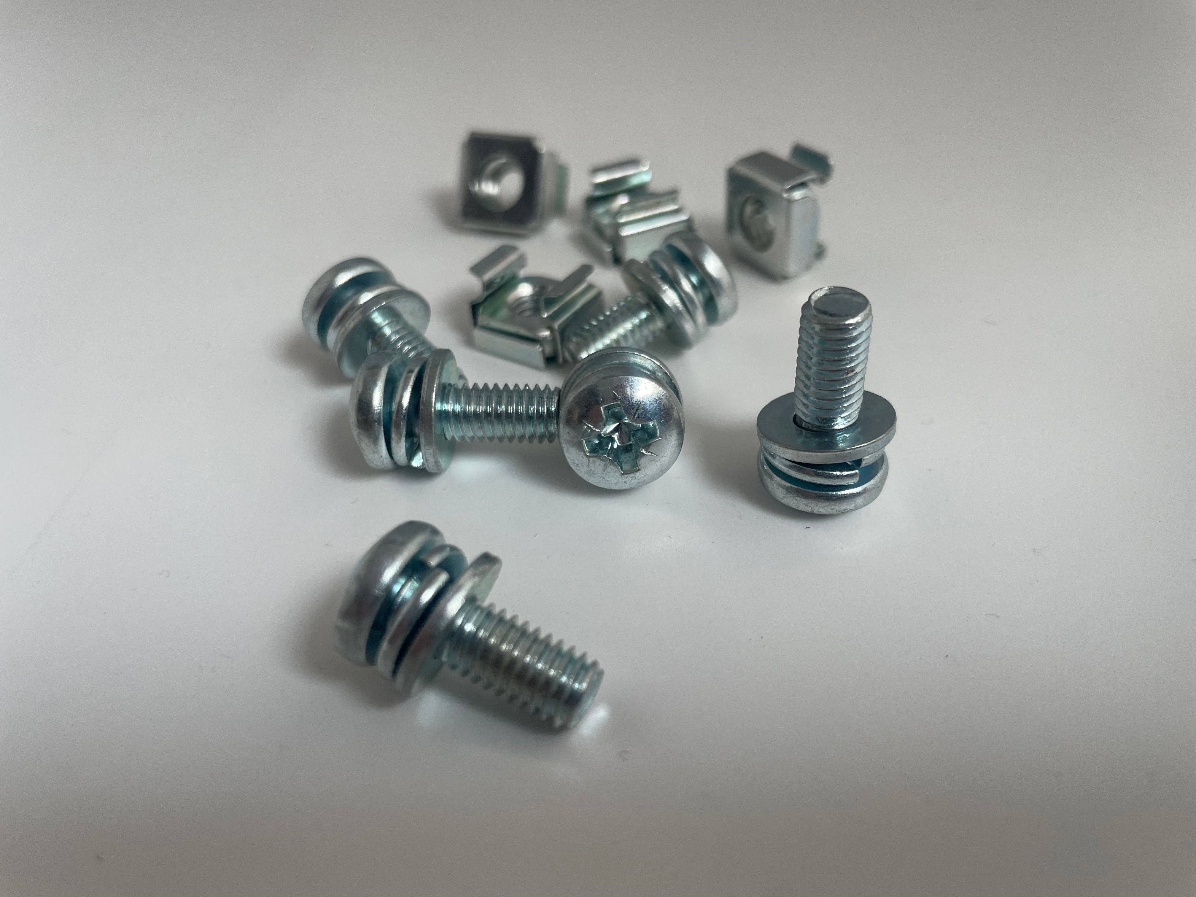 M6 Cage Nut/Screw with Captive Washers (PK 5000)