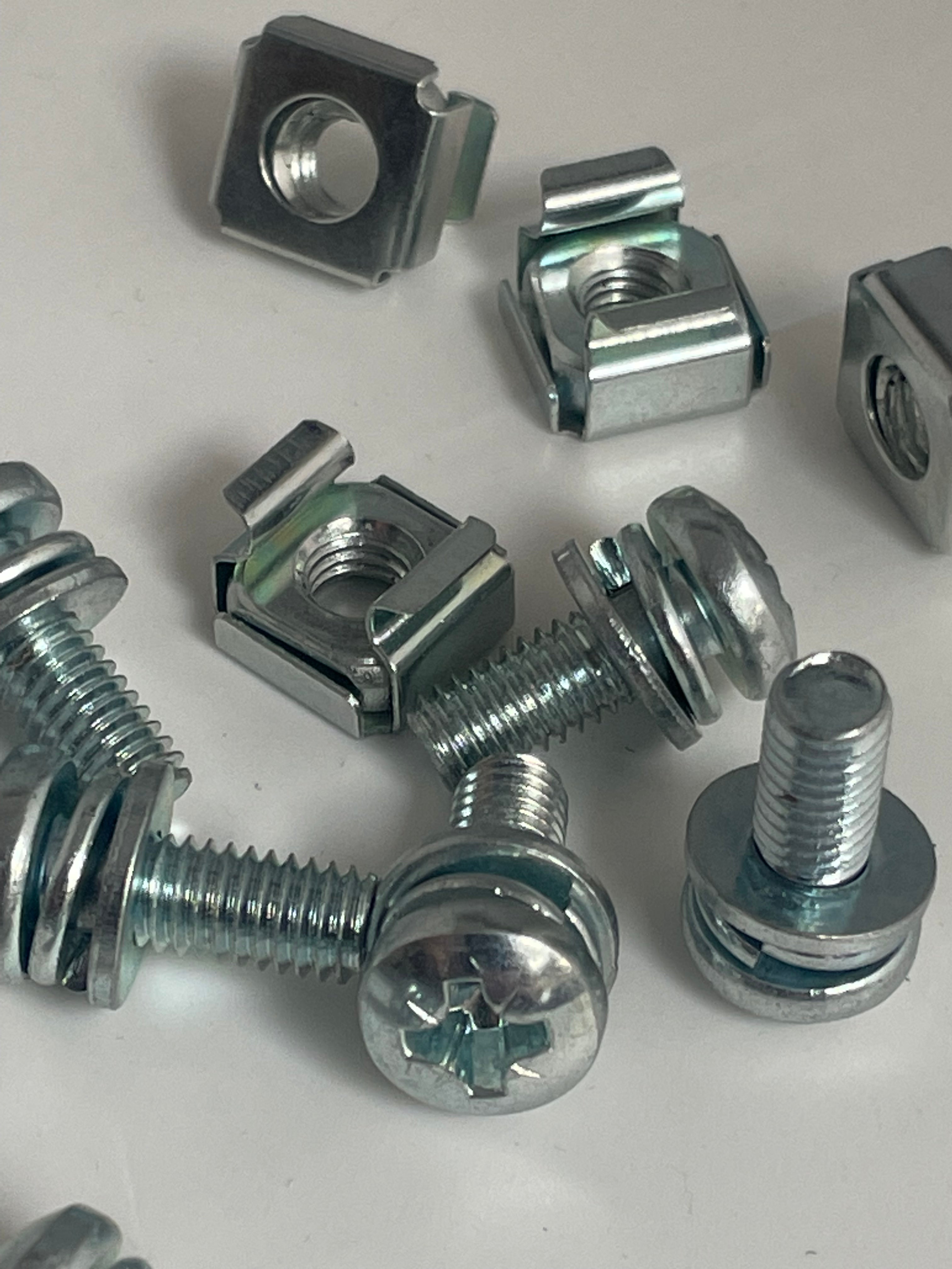 M6 Cage Nut/Screw with Captive Washers (PK 5000)