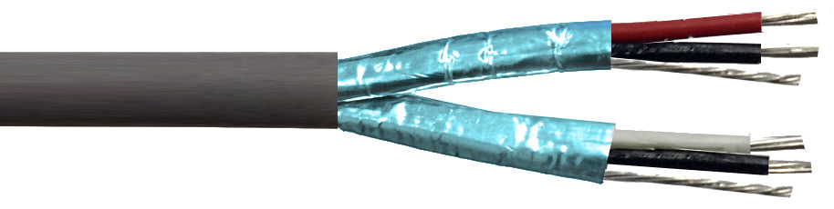 ISP2E 2pr 24AWG Individual Foil Screen 600V Grey LSF (9729)