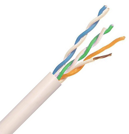 Budget CCS Telecom Cable White PVC