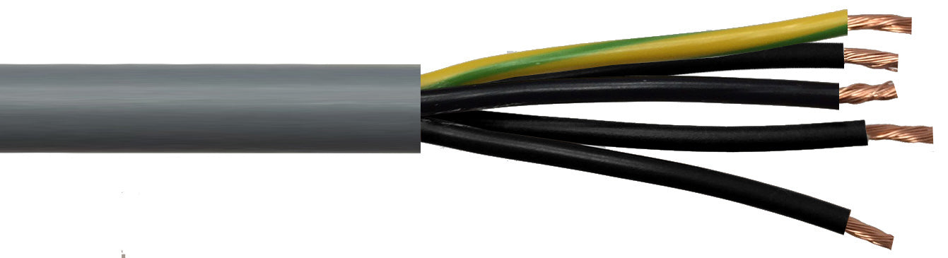 YY Control Flex Grey LSZH Numbered Cores