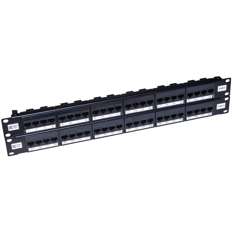 48 Port Cat5e UTP Elite Patch Panel