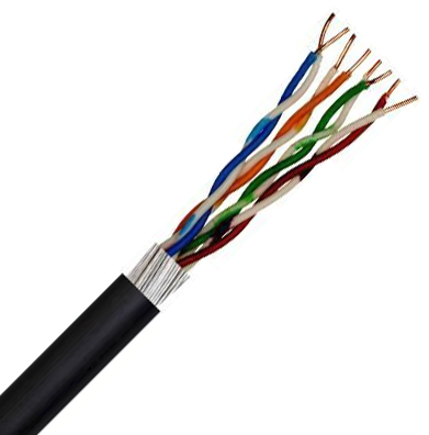 Cat5e SWA PE Cable Black