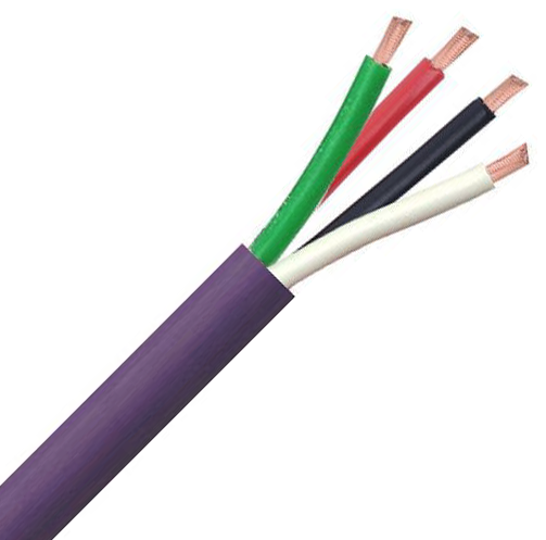 Speaker Cable 4 Core BC 105x0.16mm 14AWG Purple LSZH