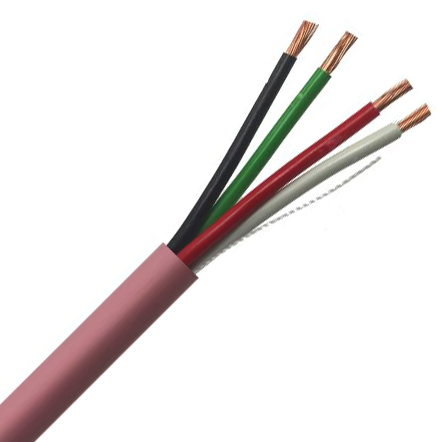 Speaker Cable 4 Core BC 30x0.25mm 16AWG Pink LSZH