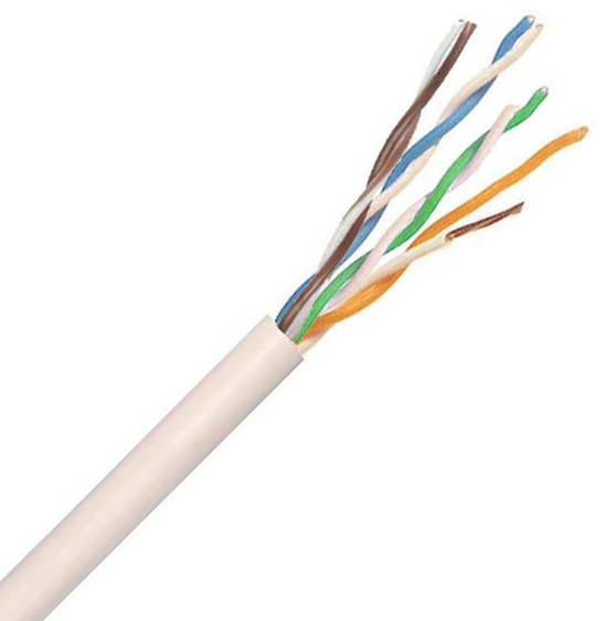 Budget CCS Telecom Cable White PVC