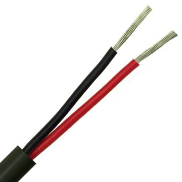 USC2-22 1pr 22AWG Unscreened 600V Black PE (8442)