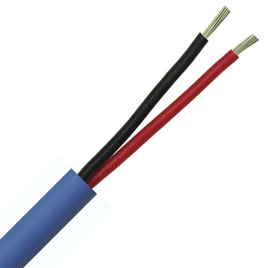 USP1-18 1pr 18AWG Unscreened 600V E-Bus Blue LSZH (9740)